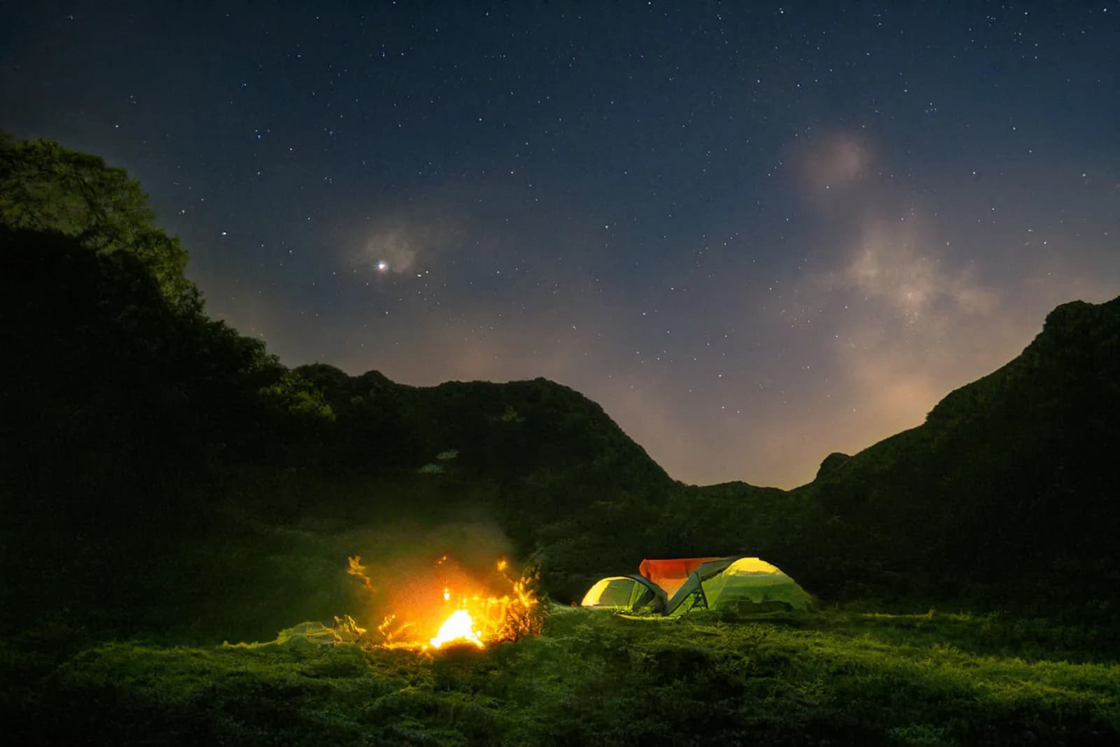 Camping at Aravalli Valley Faridabad
